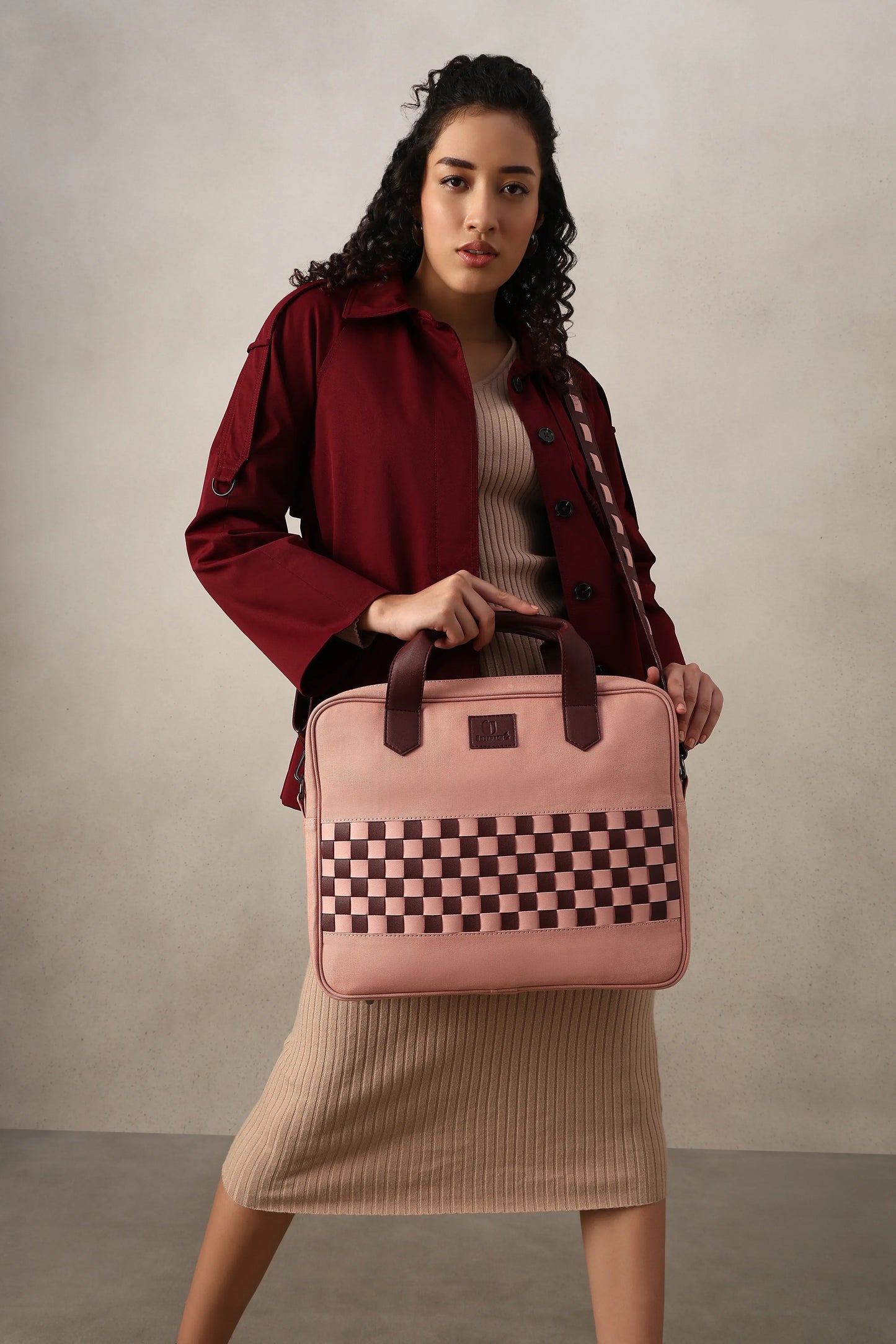 Zen Centre - Blush Bloom | Laptop Bag / Messenger Bag
