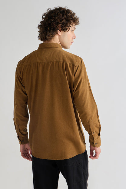 Rust Corduroy Shirt