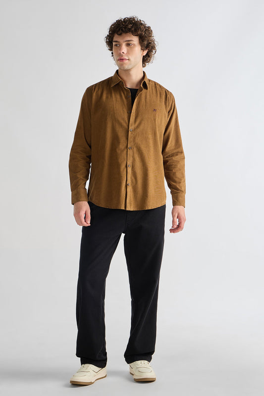 Rust Corduroy Shirt
