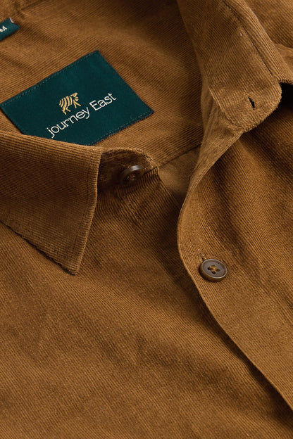 Rust Corduroy Shirt