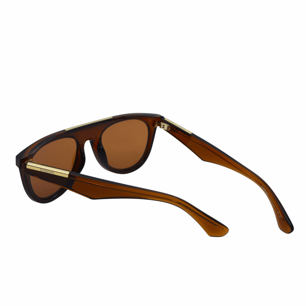 Burberry Brown Full rim Rectangle Sunglasses