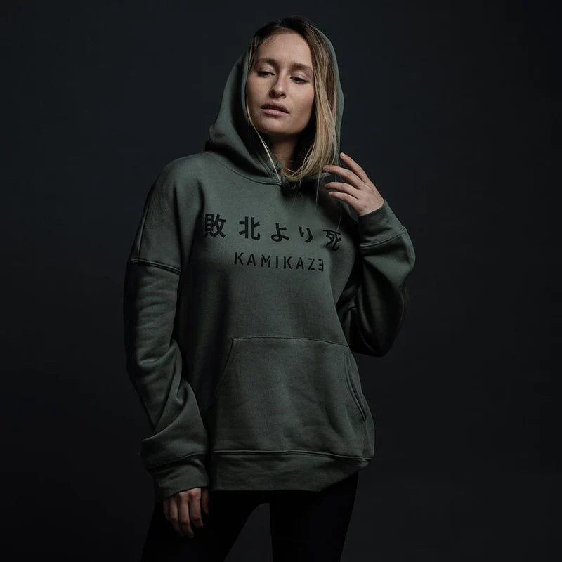 EMINEM KAMIKAZE CREST HOODIE (GREEN)