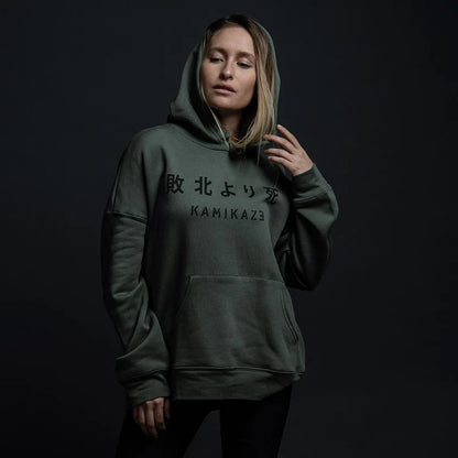 EMINEM KAMIKAZE CREST HOODIE (GREEN)