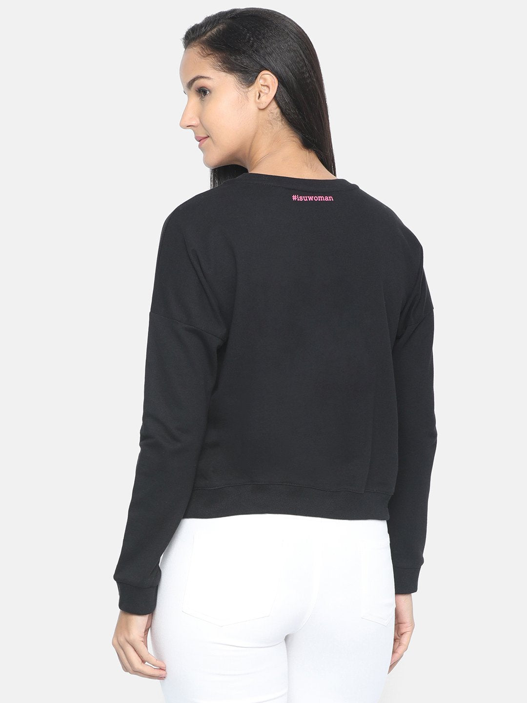 Buy women sweatshirt|Black
