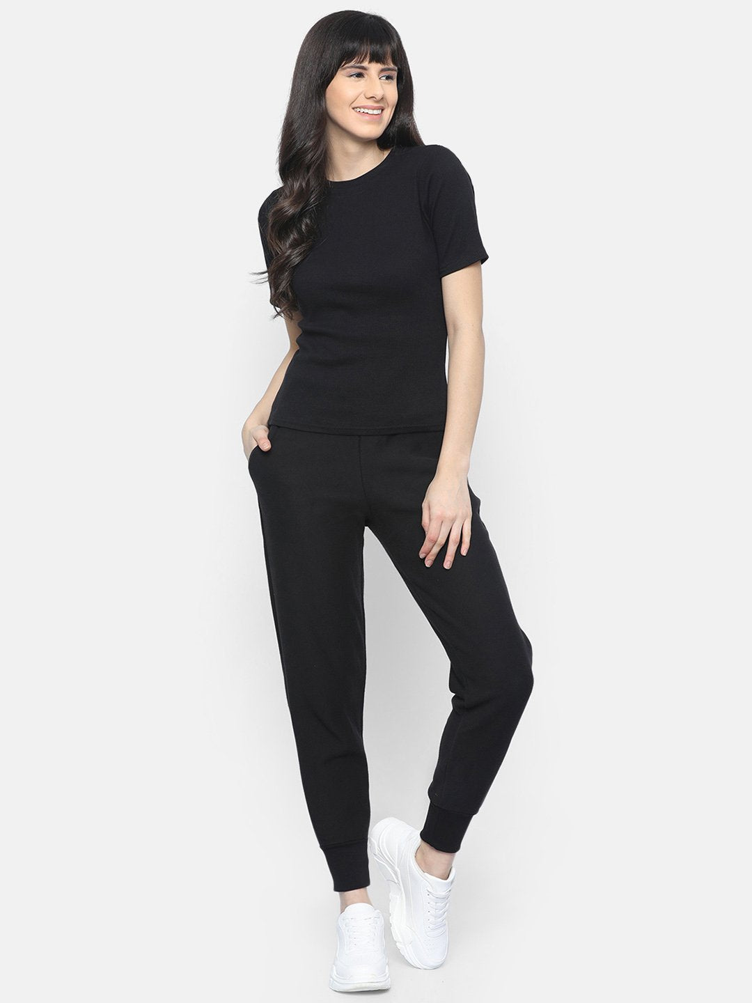 Buy black short sleeve top 