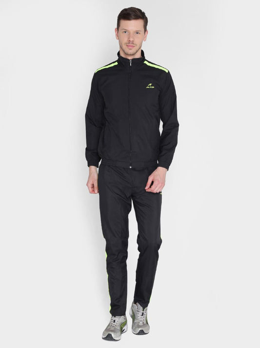 Alcis Mens Solid Black Tracksuit 164MTS252 164MTS252-S