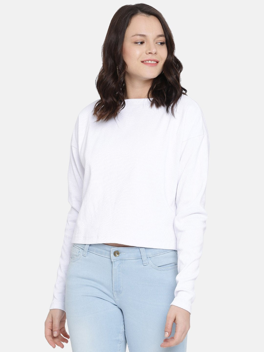 Buy women sweatshirt | white