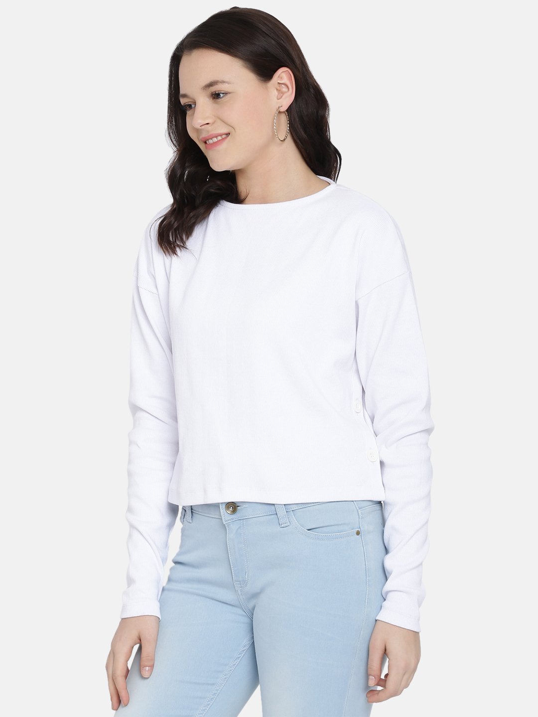 Buy women sweatshirt | white