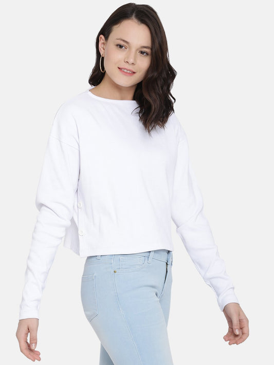 Buy women sweatshirt | white