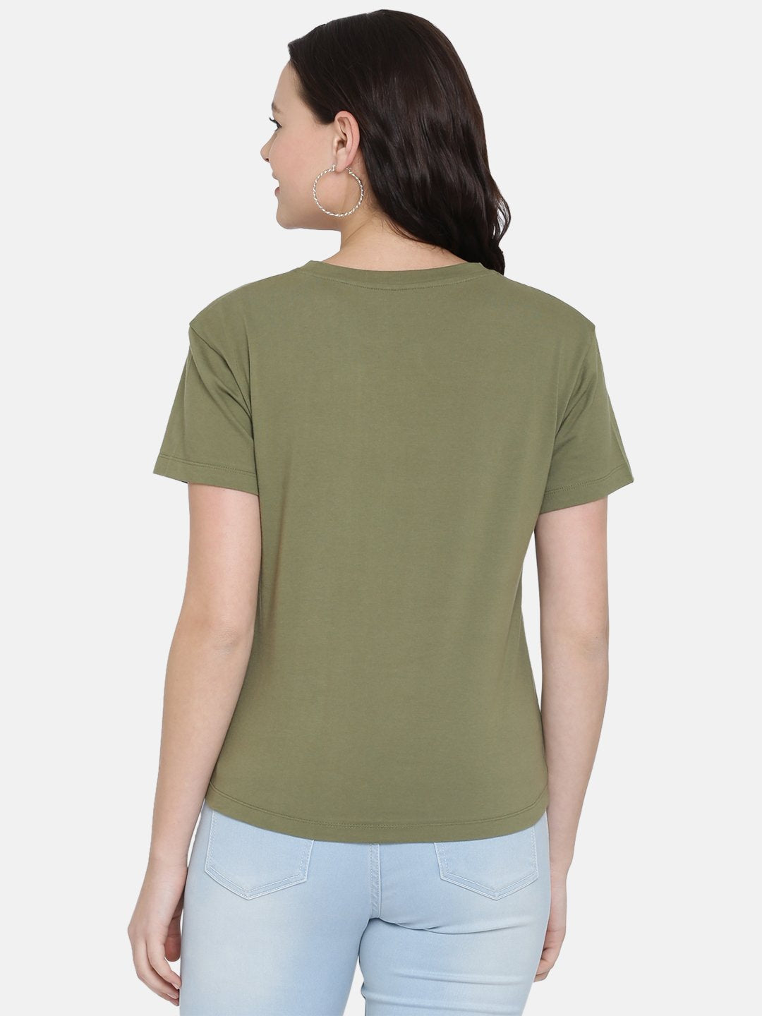 Buy round neck tshirt for women