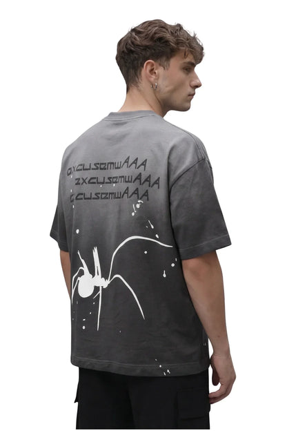 Grey Spider Unisex Oversized T-shirt