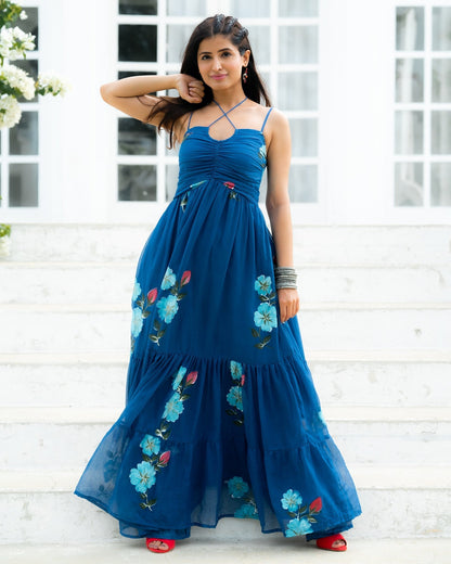 BUBBLEGUM HANDPAINT DRESS
