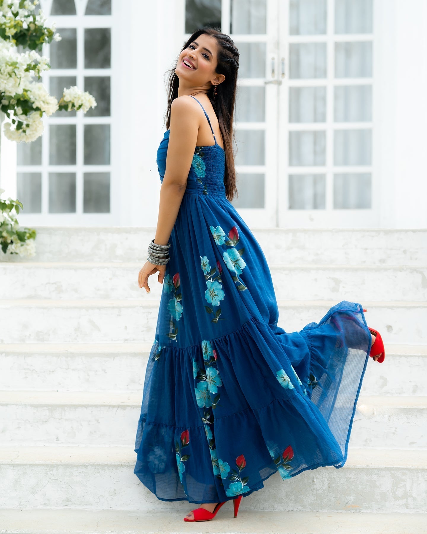 BUBBLEGUM HANDPAINT DRESS