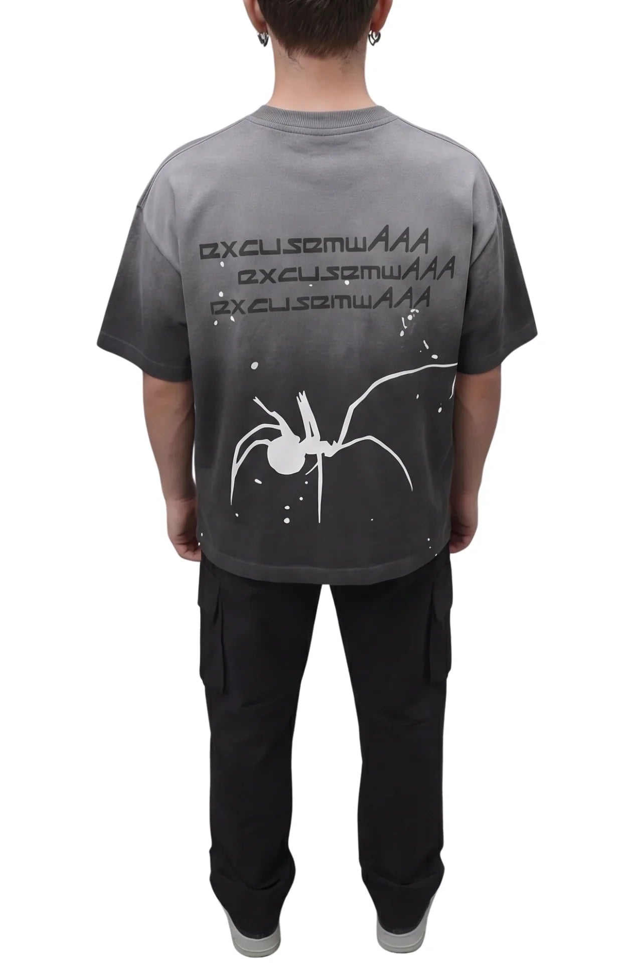 Grey Spider Unisex Oversized T-shirt