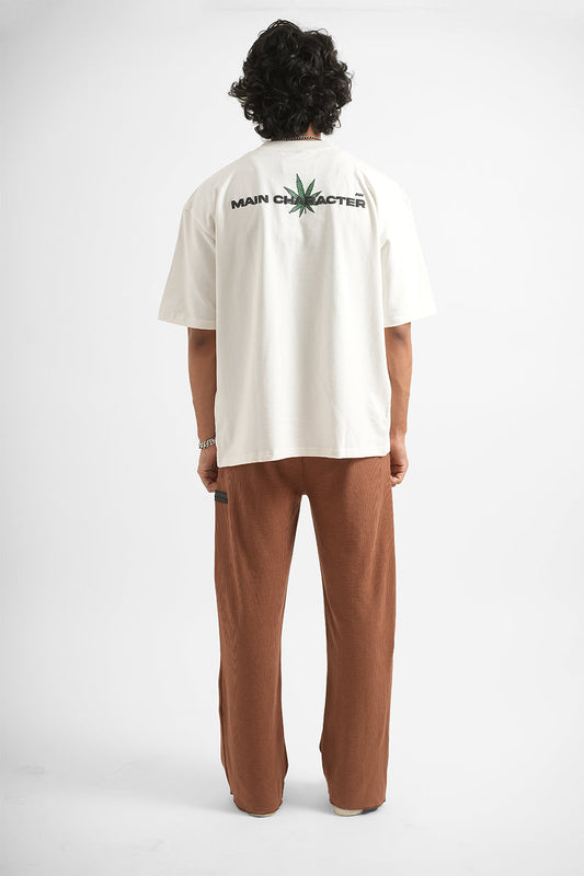 Waffle Rusty Brown Lounge Pants Main Character