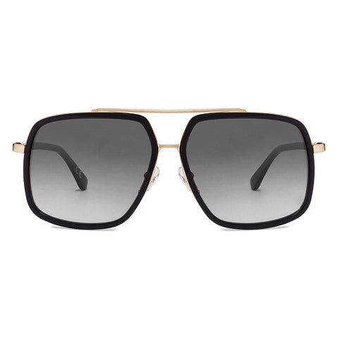 Calvin Klein Gold Full Rim Square Sunglasses
