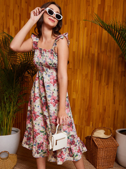pink floral maxi dress, beach outfits for women