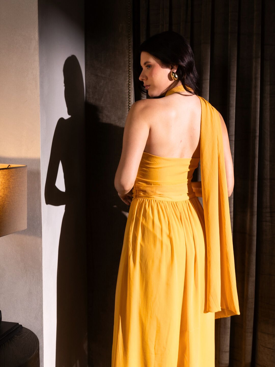 Backless one shoulder dresses for girls