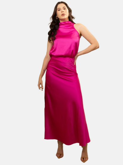 IS.U Pink Tie Knot Co-ord Set