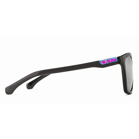 Calvin Klein Black Full Rim Gray lens Sunglasses