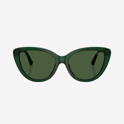 Burberry Sap Green Full Rim Cat eye Women's Sunglasses