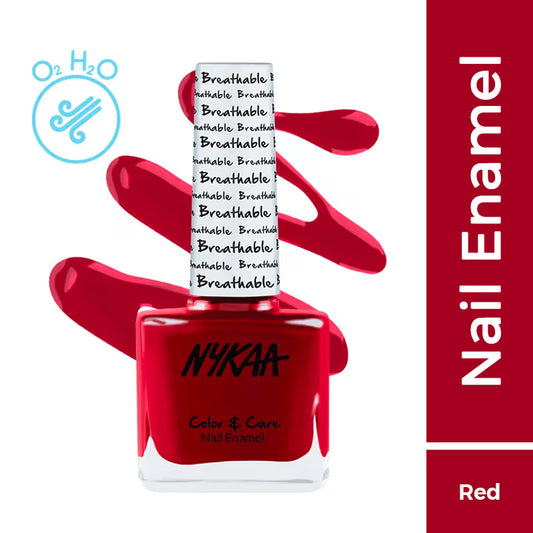 Nykaa Nail Enamel Breathable Nail - Red Revive 316 9 MILLI_LITRE