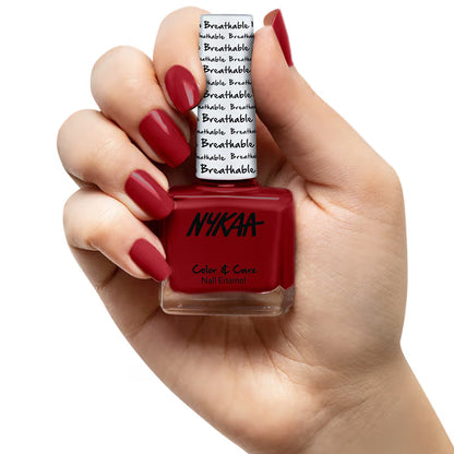 Nykaa Nail Enamel Breathable Nail - Red Revive 316 9 MILLI_LITRE