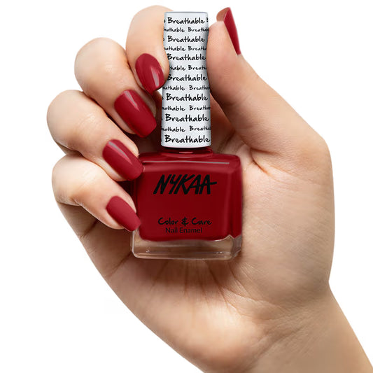 Nykaa Nail Enamel Breathable Nail - Red Revive 316 9 MILLI_LITRE