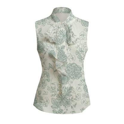 Sheer sleeveless shirt