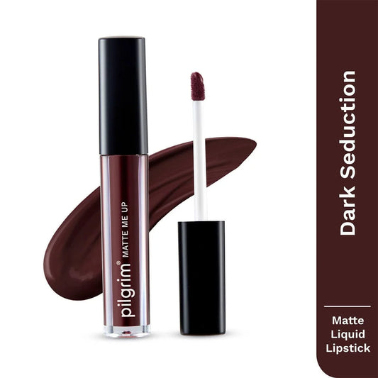 Pilgrim Matte Me Up Liquid Lipstick Dark Seduction 18 3 MILLI_LITRE