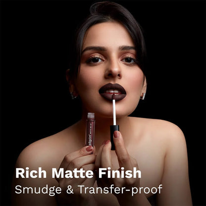 Pilgrim Matte Me Up Liquid Lipstick Dark Seduction 18 3 MILLI_LITRE