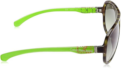 Calvin Klein Jeans Green Full Rim Sunglasses