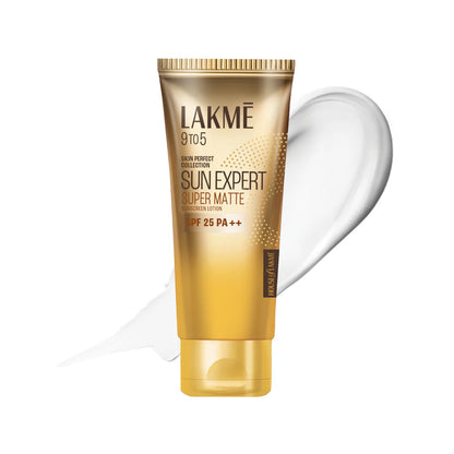 Lakme 9To5 Sun Expert SPF 50 PA+++ Super Matte Sunscreen Lotion