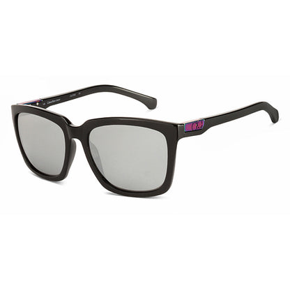 Calvin Klein Black Full Rim Gray lens Sunglasses