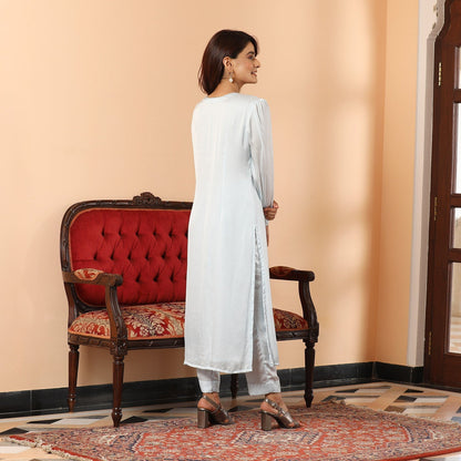 Lapise Beaded Kurta Set