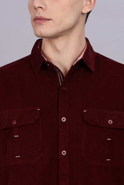 Kuons Avenue Men’s Auburn Corduroy Casual Shirt