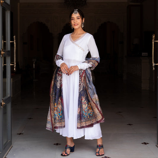 Shvetah Kalamkari Suit