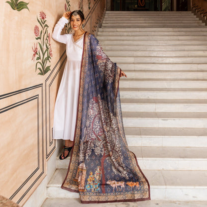 Shvetah Kalamkari Suit