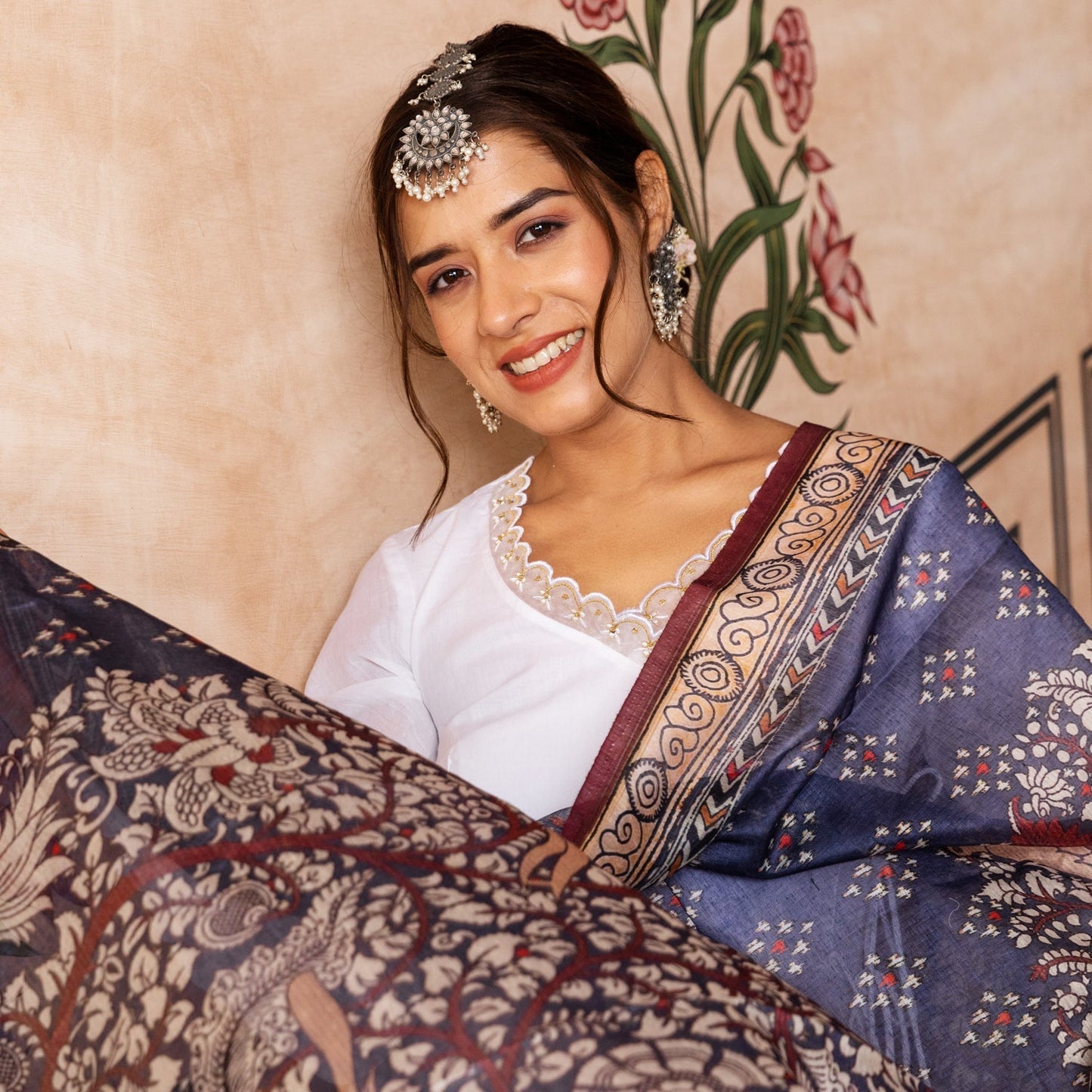 Shvetah Kalamkari Suit