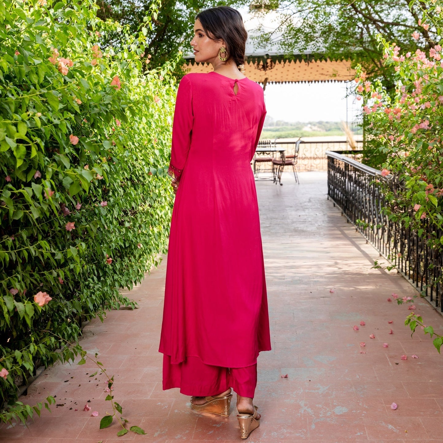 Rani Kalamkari Suit
