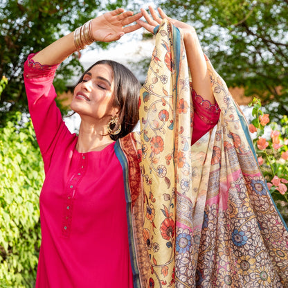 Rani Kalamkari Suit