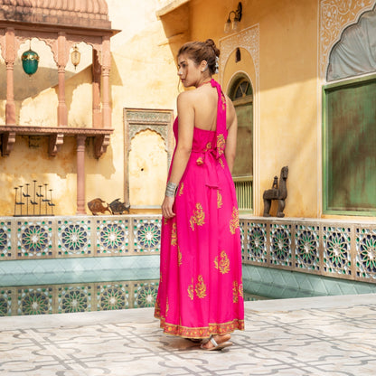 RANI PAISLEY BLOCK PRINT DRESS