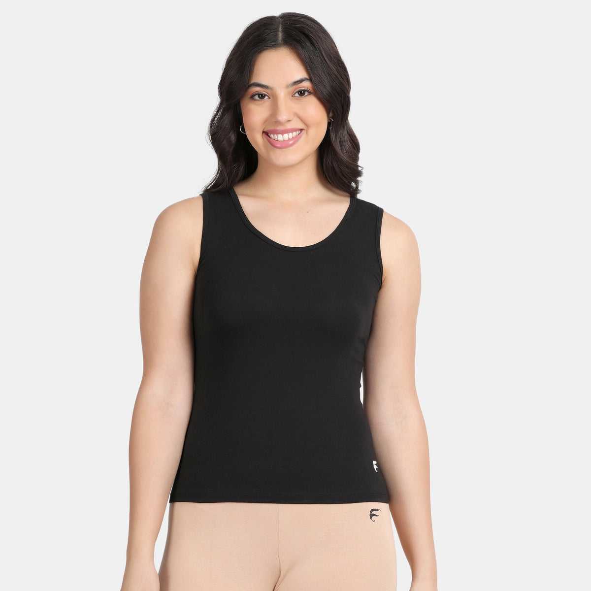 Envie Regular Fit U-Neck Short Length Tank Top