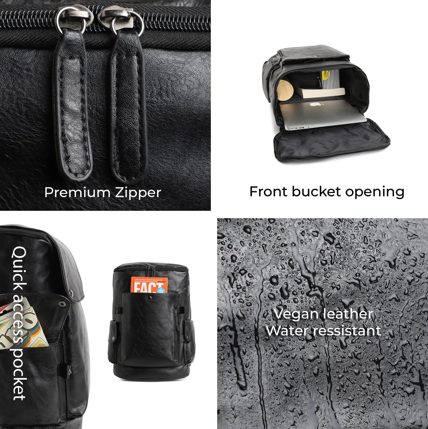 The Wanderer's Odessey Backpack - Obsidian Black