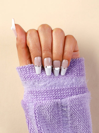 The French CÃ¥â€œUr Press-On Nails - Daisy White