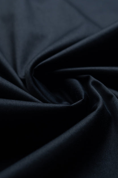 Black Regular Fit Solid Formal Cotton Shirt for Men (LISSA)