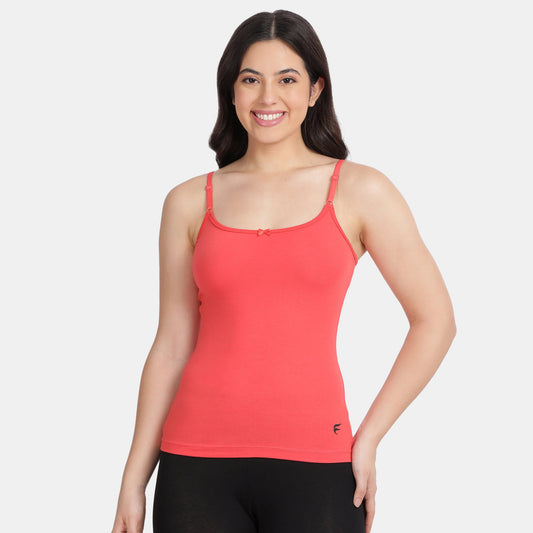 Envie Regular Fit Round Neck Short Length Basic Camisole