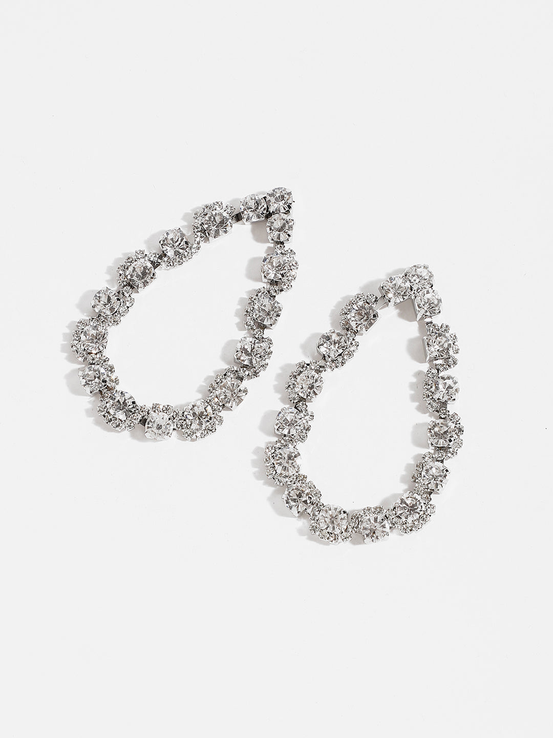Sparkling Raindrop Drop Earrings