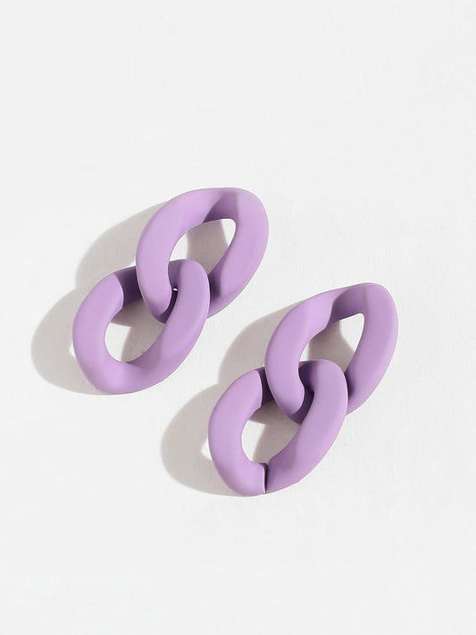 Lilac Chain Link Drops