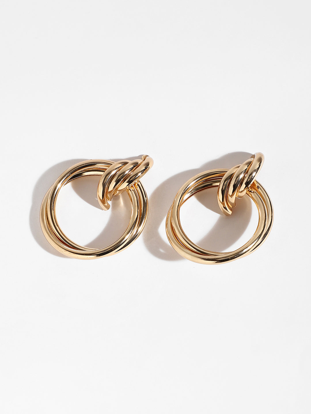 Sleek Symphony Drop Earrings